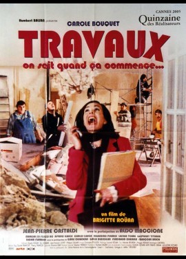 affiche du film TRAVAUX ON SAIT QUAND CA COMMENCE