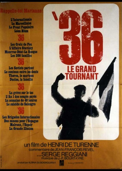 affiche du film TRENTE SIX LE GRAND TOURNANT