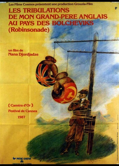 affiche du film TRIBULATIONS DE MON GRAND PERE AU PAYS DES BOLCHEVIKS (LES) (ROBINSONADE)