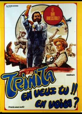 affiche du film TRINITA NOUS VOILA