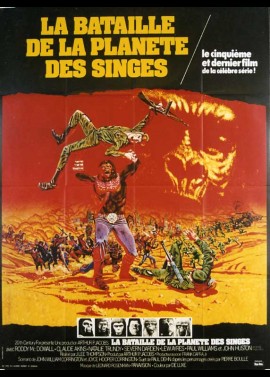 affiche du film BATAILLE DE LA PLANETE DES SINGES (LA)