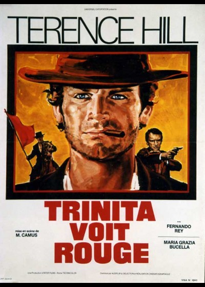 affiche du film TRINITA VOIT ROUGE