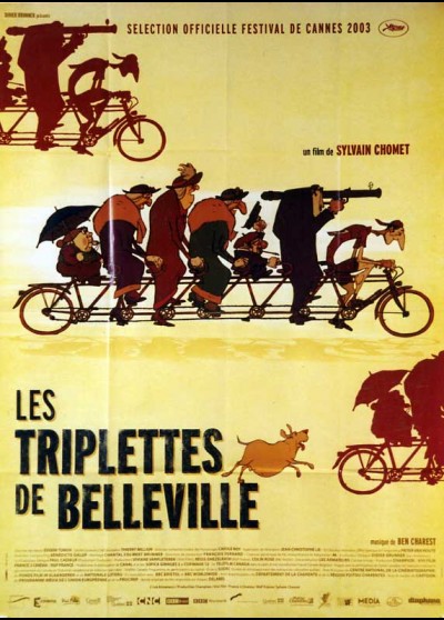 affiche du film TRIPLETTES DE BELLEVILLE (LES)
