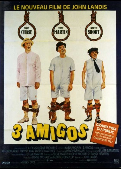 THREE AMIGOS movie poster