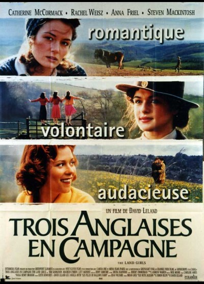 affiche du film TROIS ANGLAISES EN CAMPAGNE